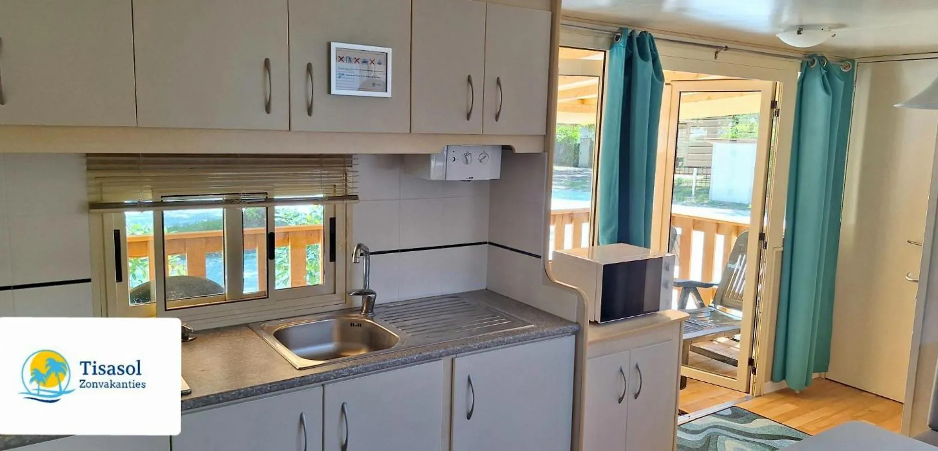 G014 Mobile Home Viareggio - Inclu Airco- Camping Paradiso 0*,